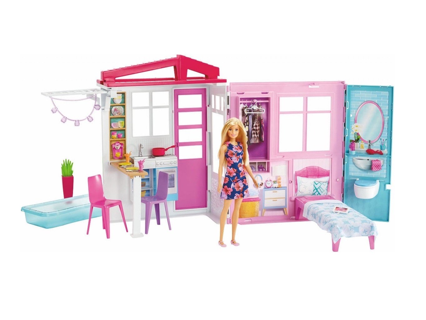 Barbie Huis met Barbie pop - speelgoed meisje 8 jaar